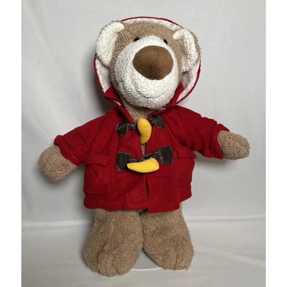 Cuddle Zone 18" Plush Bear with Red Jacket Stuffed Animal 2006 NWT - Picture 1 of 6
